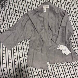 NWT Doncaster Lightweight Gray Blazer Jacket Women's Size S Career Office $210